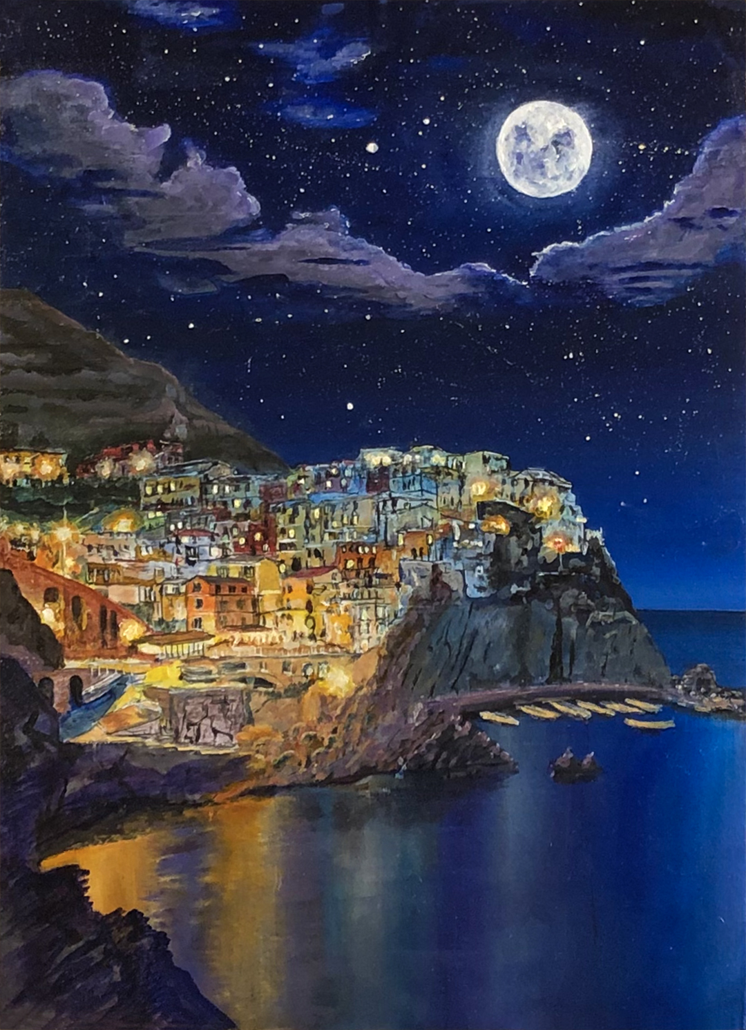 holiday アクリル画 F3 holiday アクリル画 F3