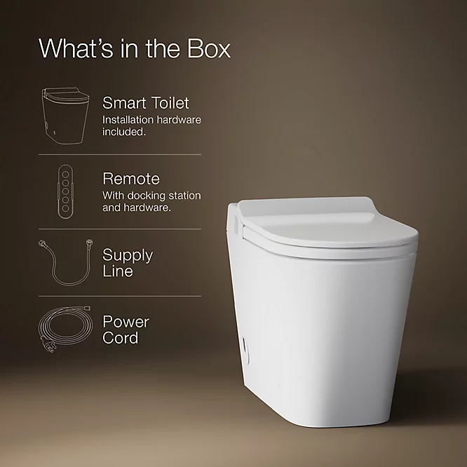 Leap One-Piece Smart Toilet With Front Wand | K-34281 | KOHLER