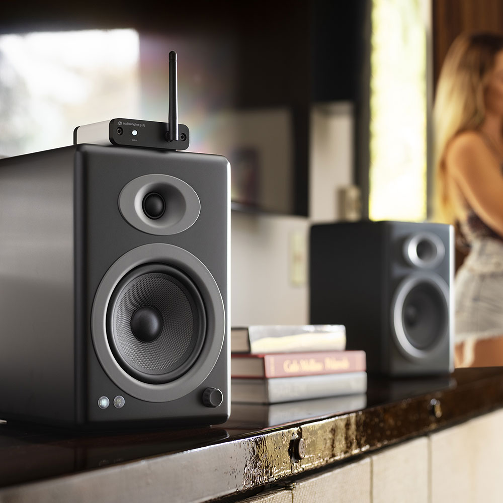 Audioengine A1ワイヤレス・パワードスピーカー及びB-Fiマルチルーム