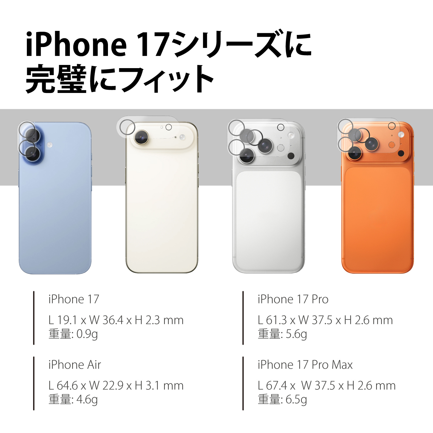 ABSOLUTE・3D Perfect Enclosure 2倍強化ガラスカメラプロテクター