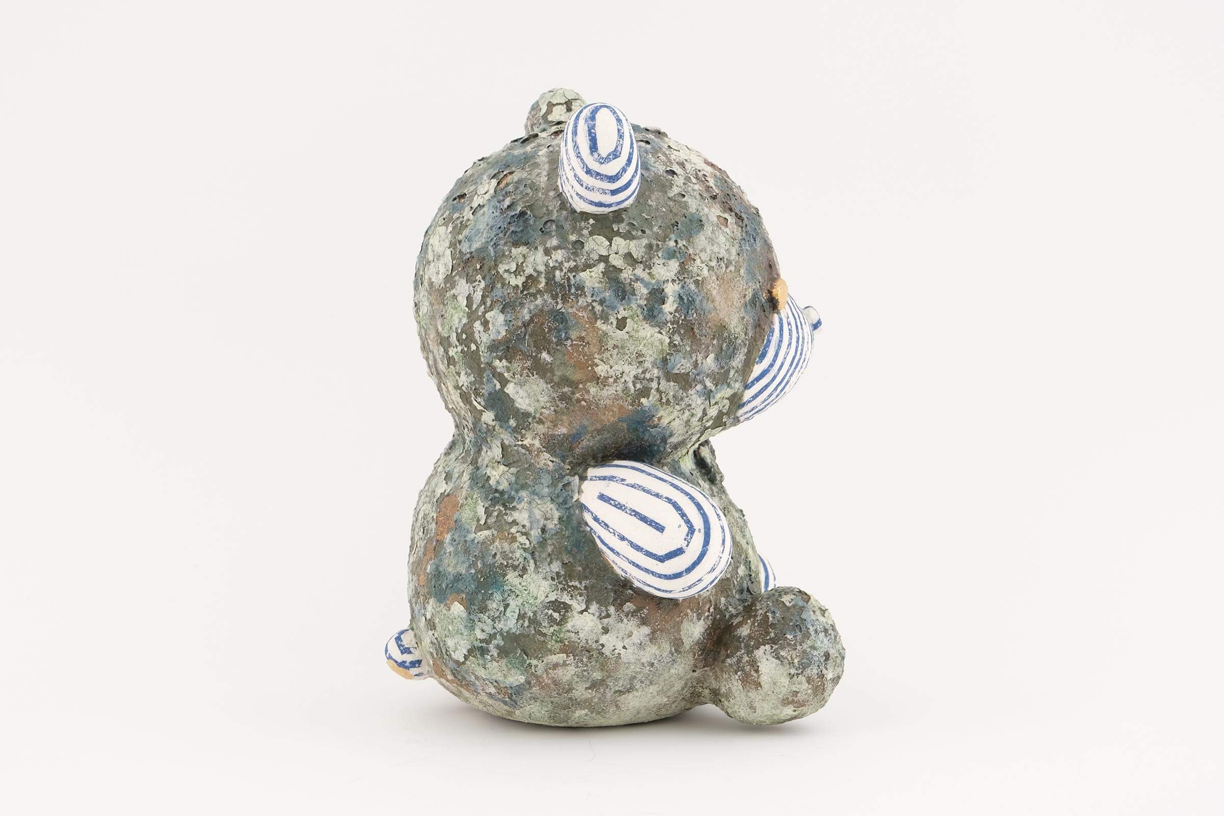 熊人形型染付置物 |波部圭亮| Keisuke Habe| アートをもっと身近に