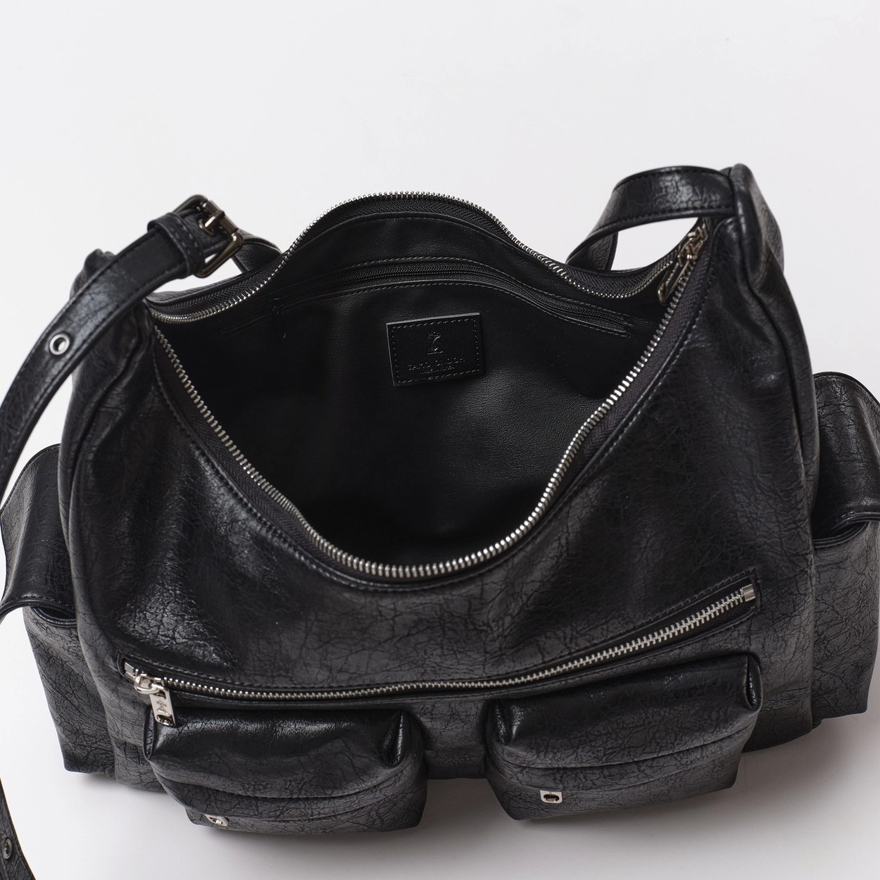 SAMO ONDOH Pocket Mug Bag L Savage Black: Carry Your Mug in Style