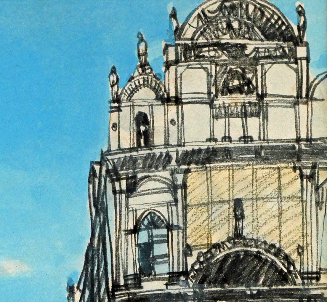 木嶋良治「Venezia（ベニス）」水彩画・色紙 絵画買取・販売の小竹美術