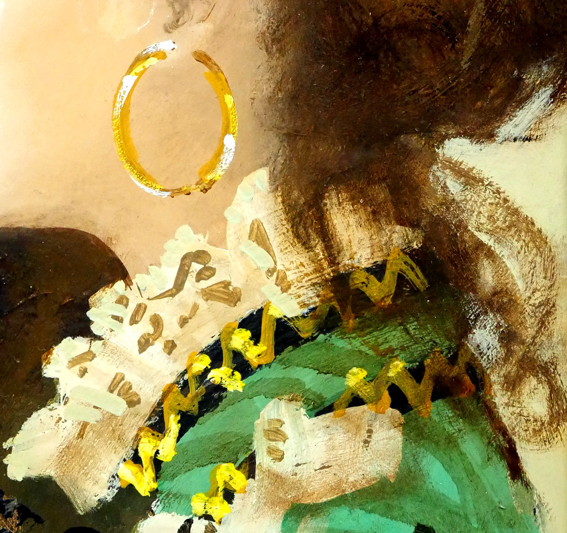 宮永岳彦「燗」油絵・SM 絵画買取・販売の小竹美術