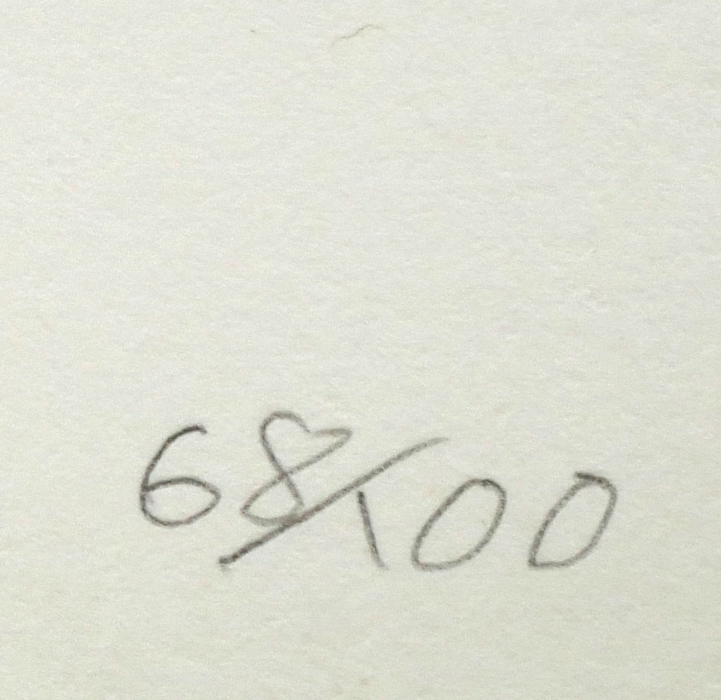 西田忠重「stand up（2）」木版画 絵画買取・販売の小竹美術