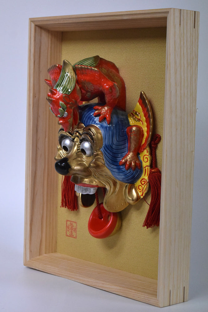 神宮舞楽・蘭陵王 絵画買取・販売の小竹美術