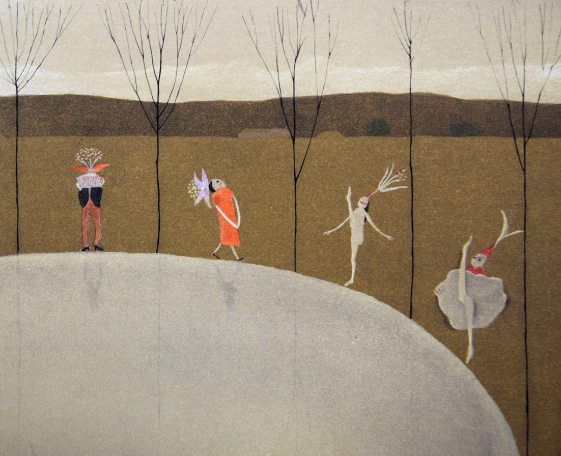 斎藤真一「ライムライト」銅版画 絵画買取・販売の小竹美術