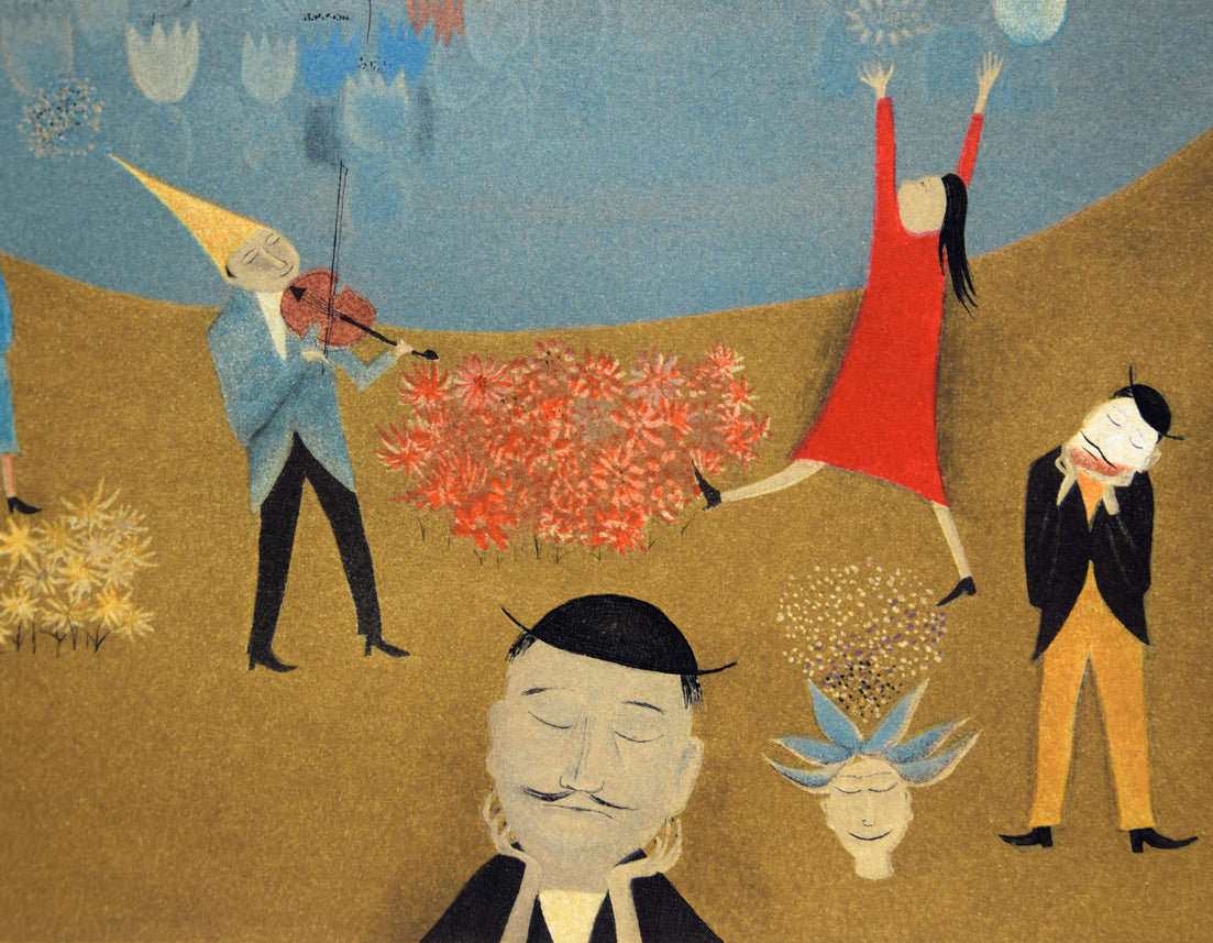 斎藤真一「ライムライト」銅版画 絵画買取・販売の小竹美術