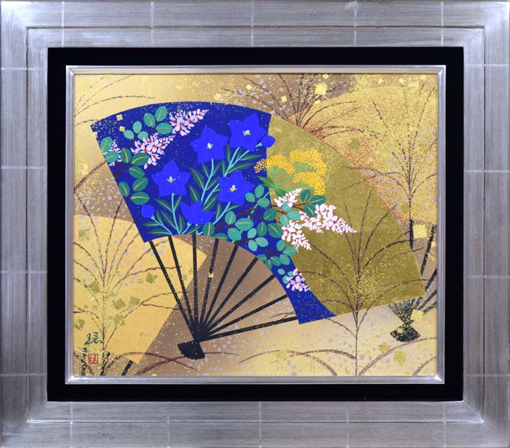 酒井抱一「七草図」複製工芸掛軸 絵画買取・販売の小竹美術