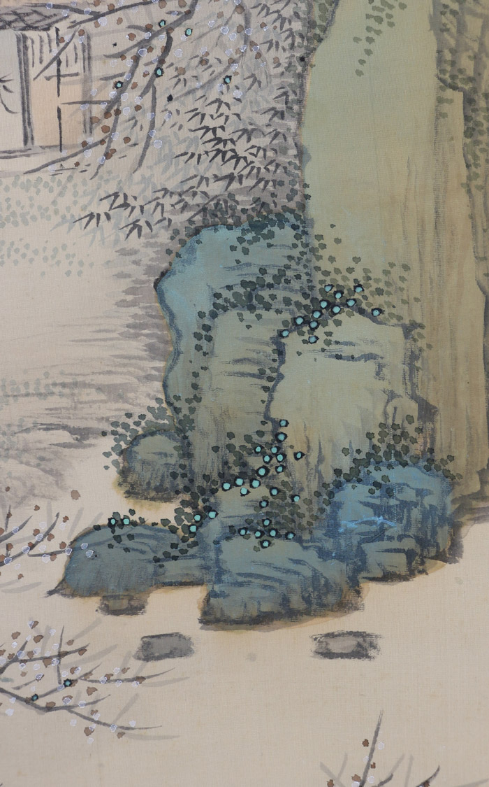 青緑梅花書屋｜新・古美術 高美堂（こうびどう）｜掛軸販売・通販