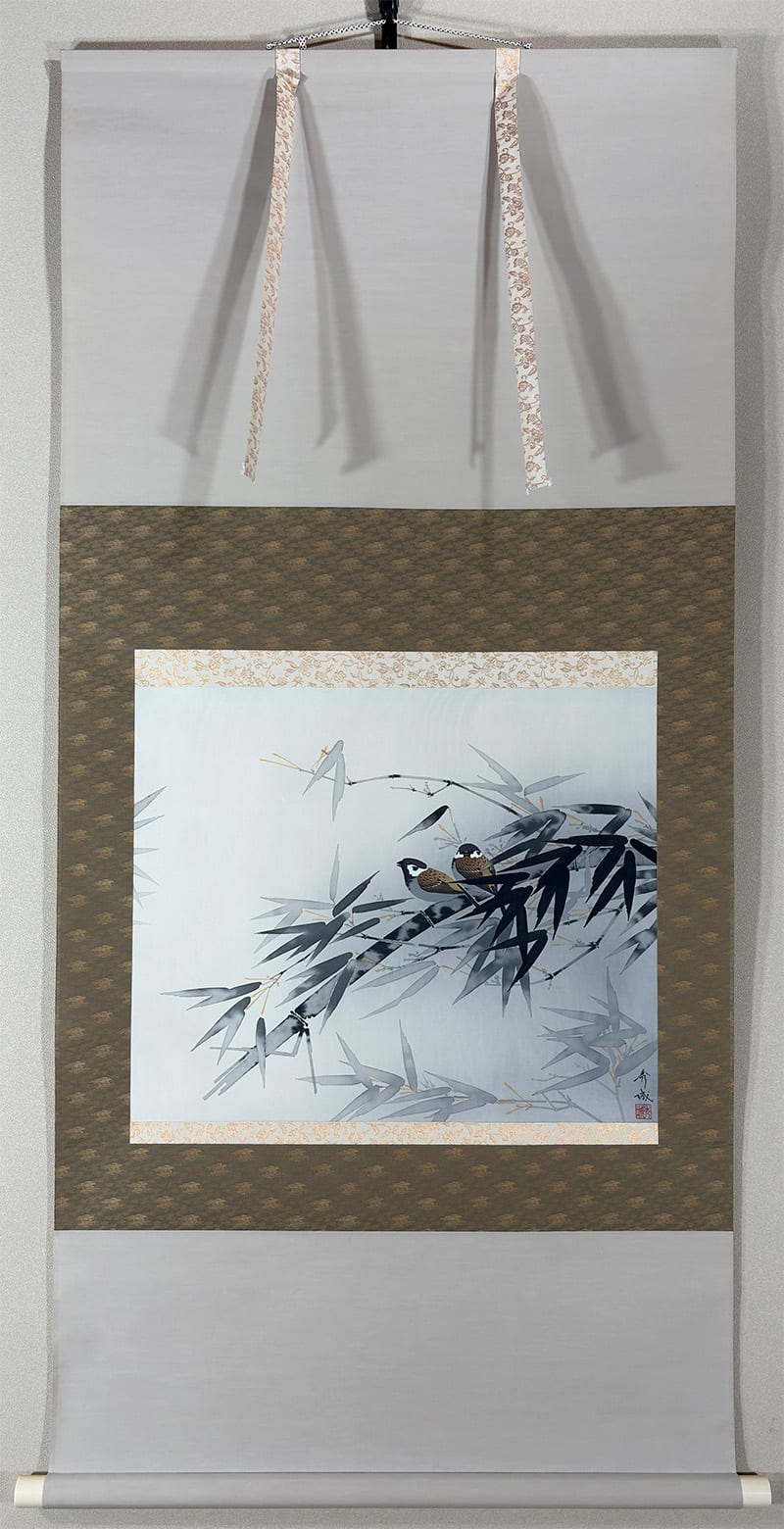 竹雀｜新・古美術 高美堂（こうびどう）｜掛軸販売・通販・買取｜骨董