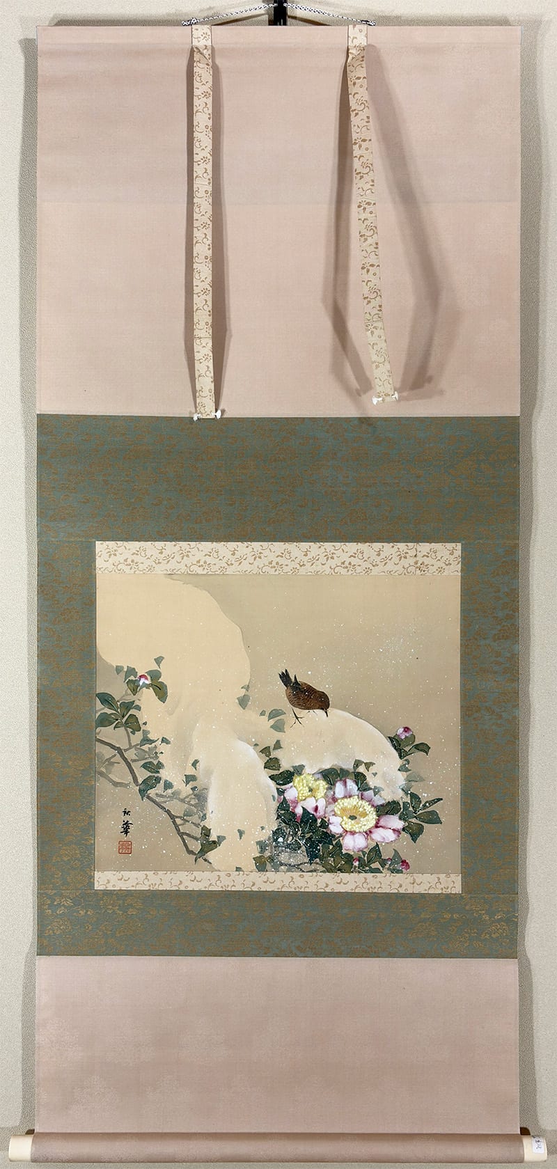 雪中山茶花｜新・古美術 高美堂（こうびどう）｜掛軸販売・通販・買取