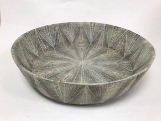 彩泥象嵌平鉢(羽鳥 惠子)｜ギャラリージャパン