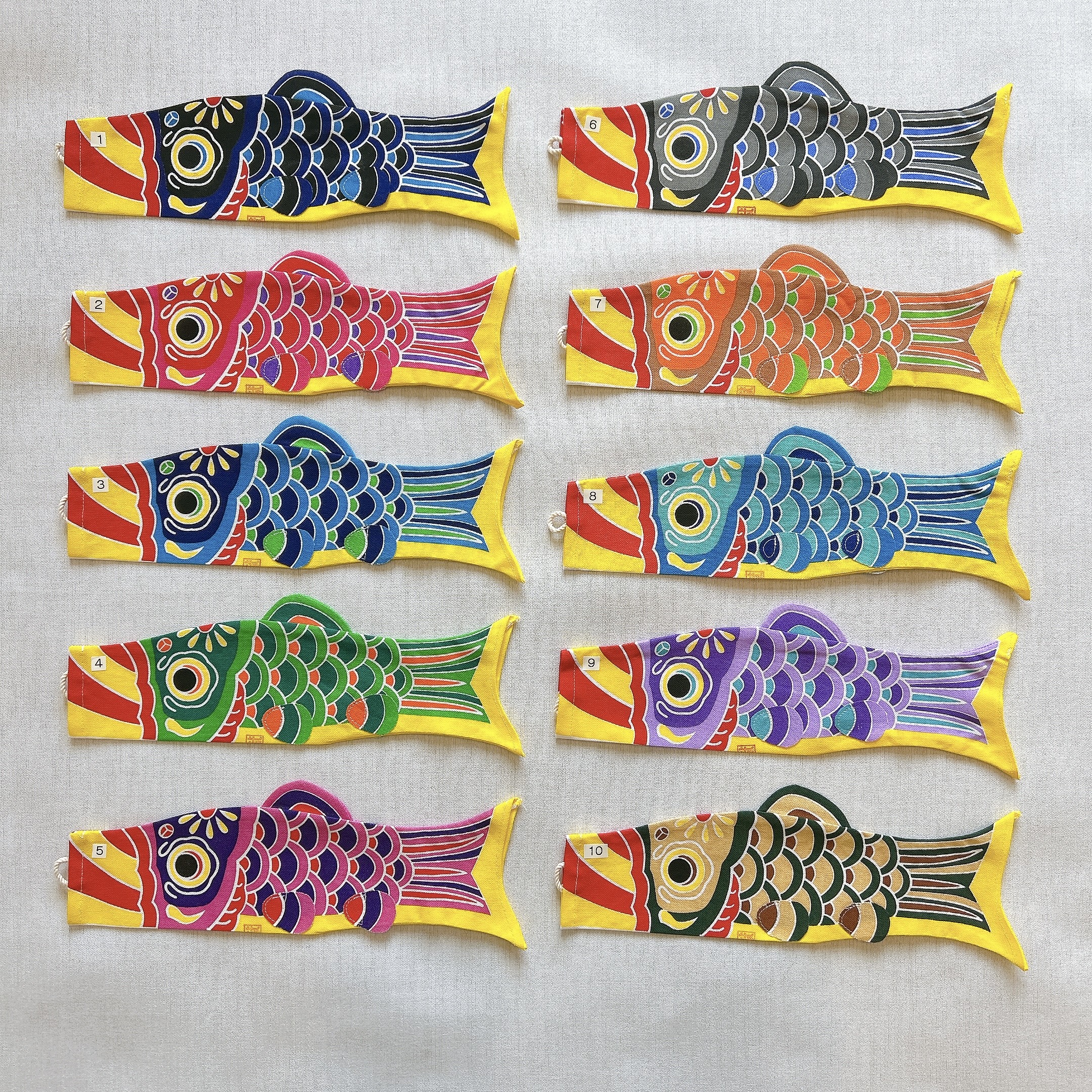 2025年度 30cmミニ鯉のぼり「chiccoi -ちっこい- 」 - 井上染物店