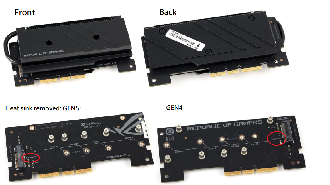 Motherboard] ROG CROSSHAIR X670 GENE- ROG GEN-Z.2 CARD introduce