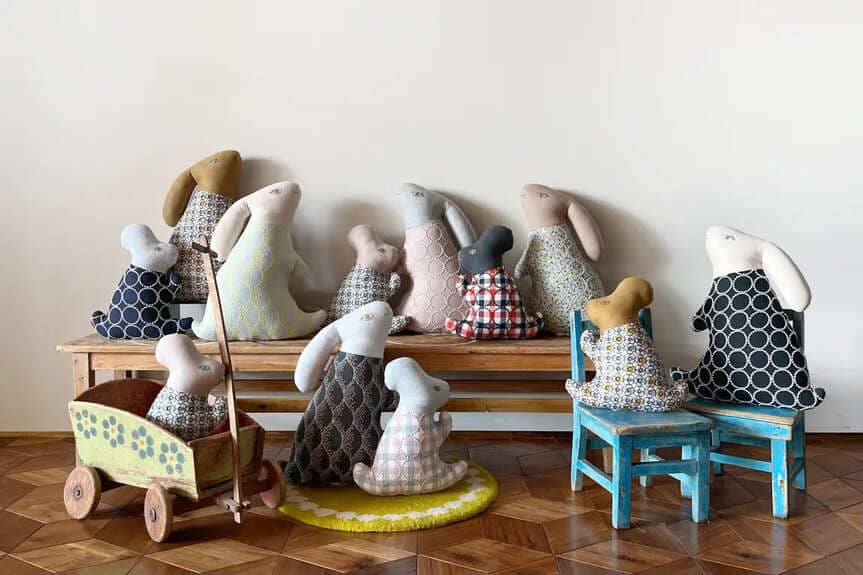 ミナペルホネンのぬいぐるみ（クッション）について｜mina perhonen