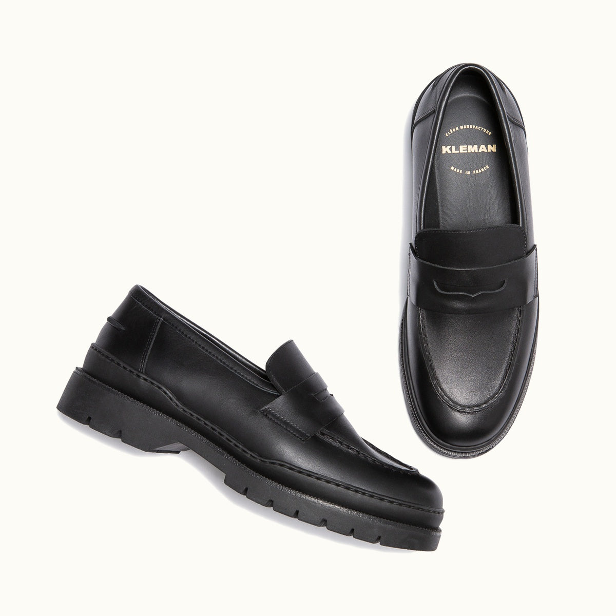 Leather Tyrolean Shoes Large Size | PADROR G VGT Black – Kleman