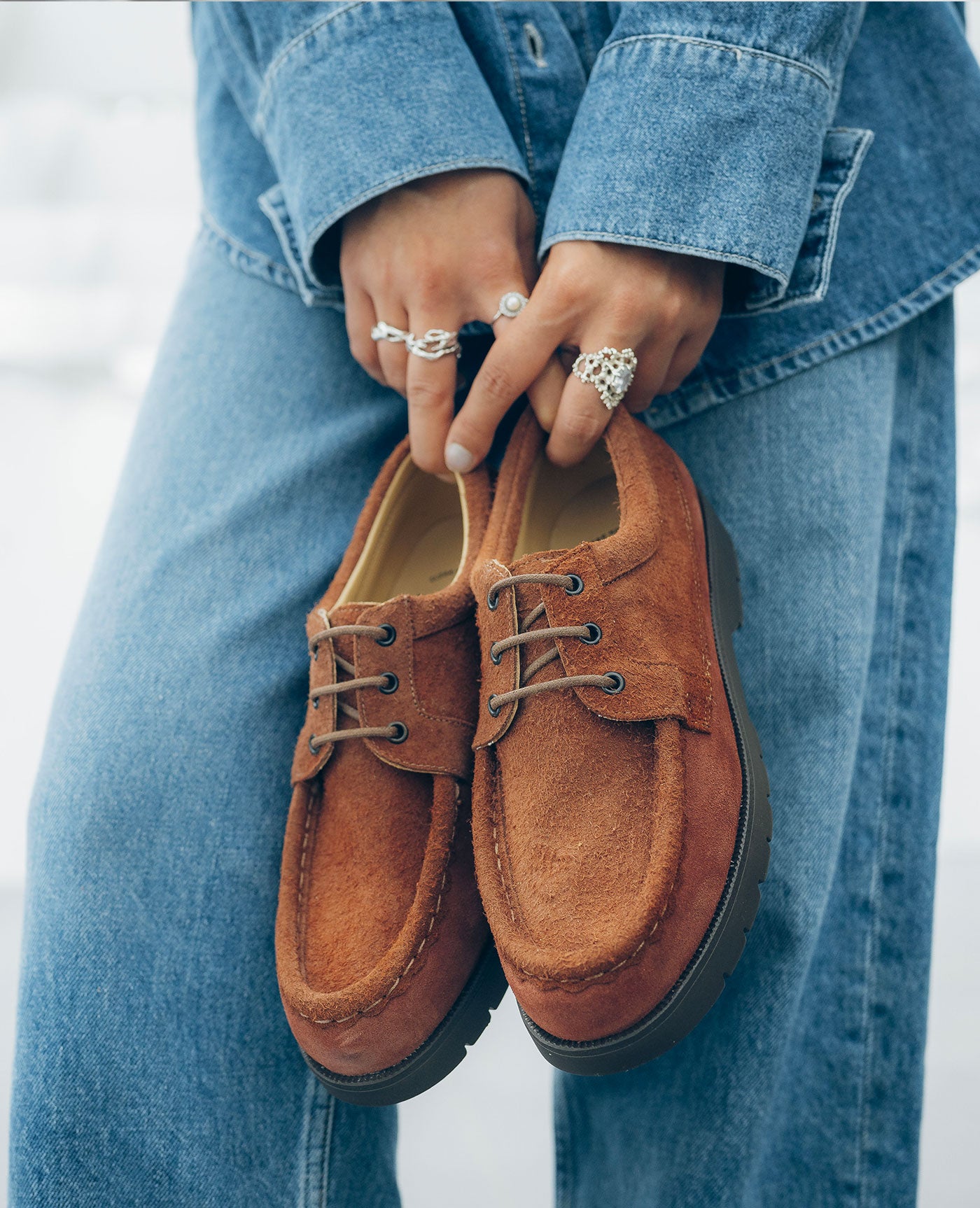 Workwear Suede Shoes in Chocolate Brown ALFAN VV2 | KLEMAN – Kleman