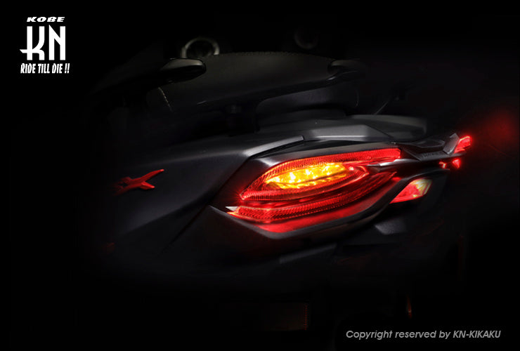 KOSO 3D LEDテールキット【オレンジウインカー/クリアレンズ】シグナス