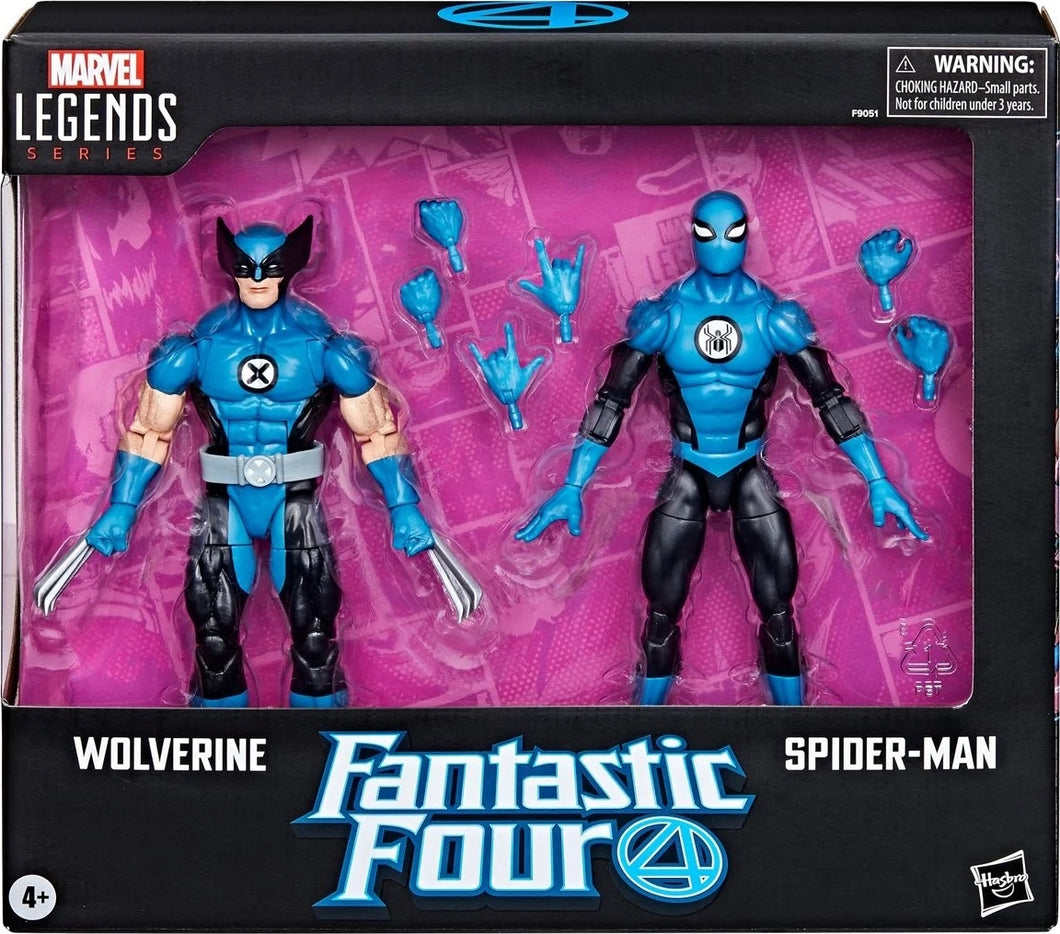 Marvel Legends Series - Wolverine and Spider-Man (Fantastic Four