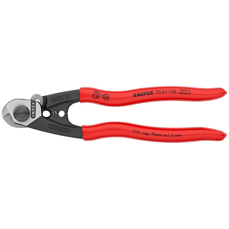 Knipex-Tangen.nl | Staaldraadschaar 95 61 190 KNIPEX | 95 61 190