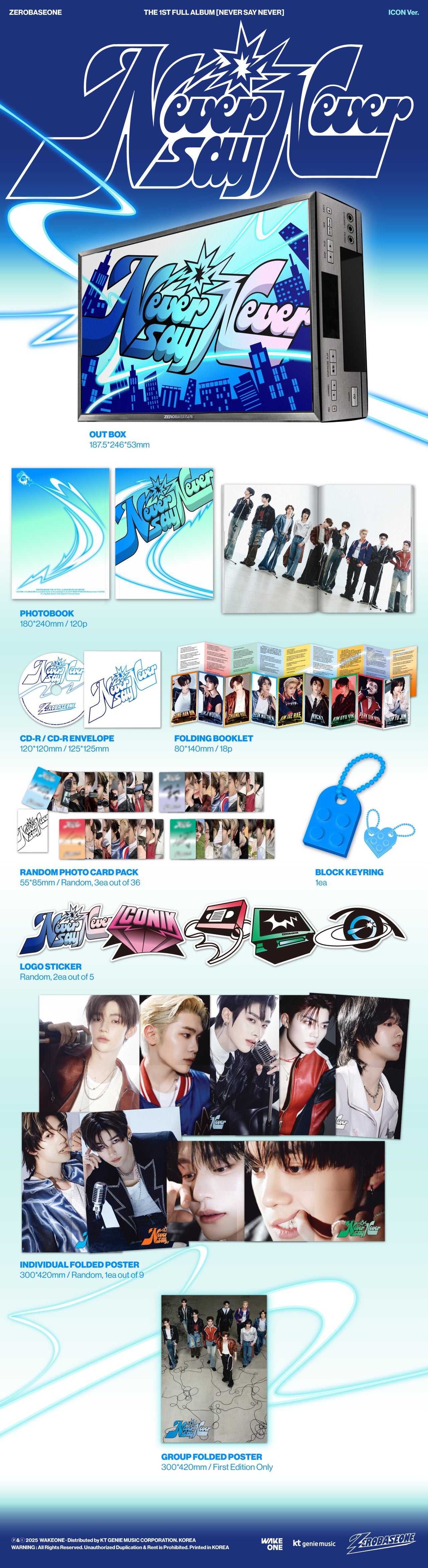 ZEROBASEONE - NEVER SAY NEVER (Photobook Ver) – K Stars