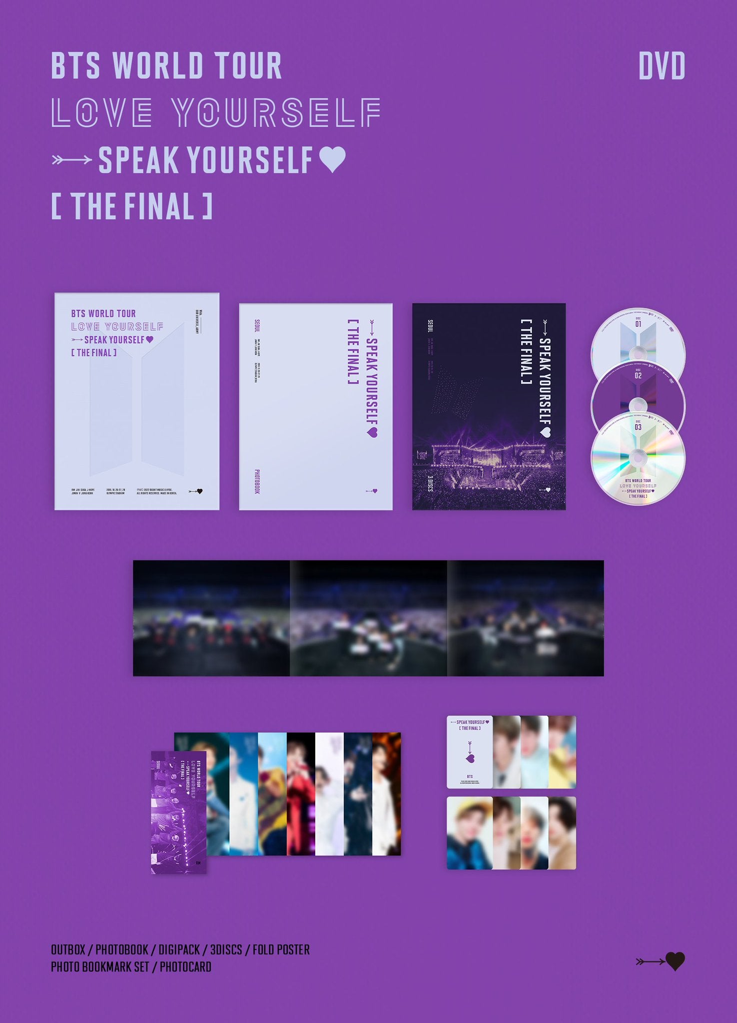 BTS World Tour: â€˜Love Yourselfâ€™ : Speak Yourself The Final DVD