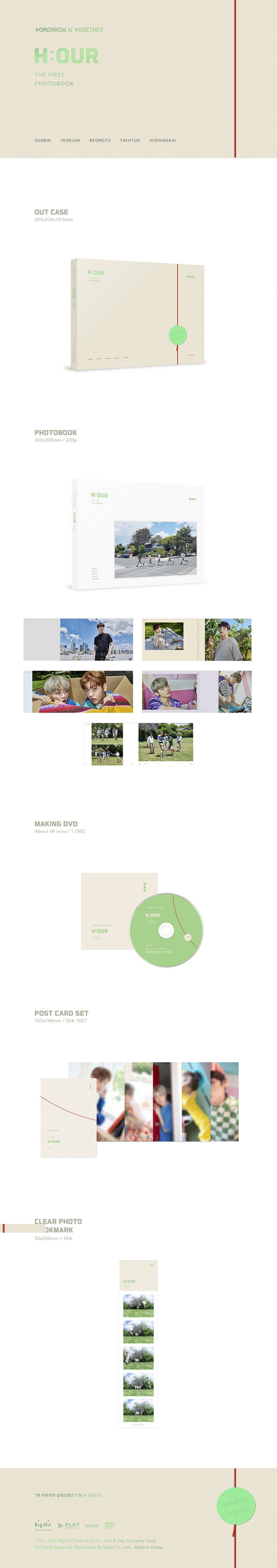 TXT HOUR THE FIRST PHOTOBOOK - Kpop USA