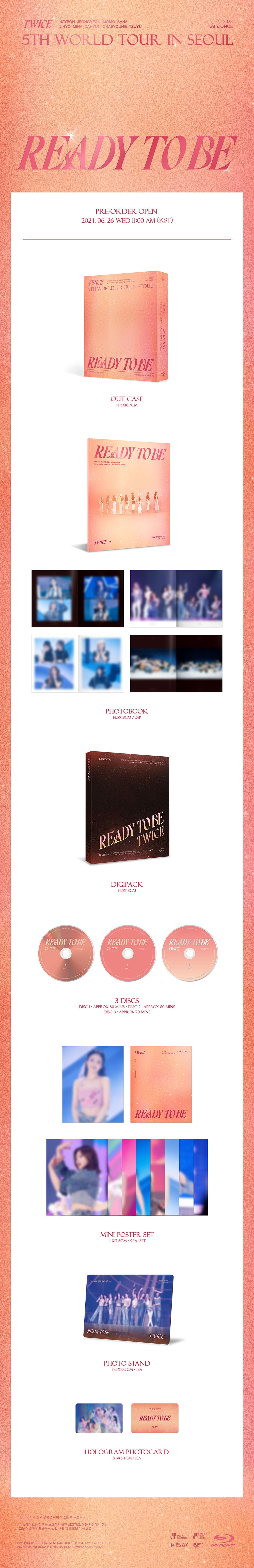 TWICE - READY TO BE [5th World Tour in Seoul - Blu-ray] - K PLACE