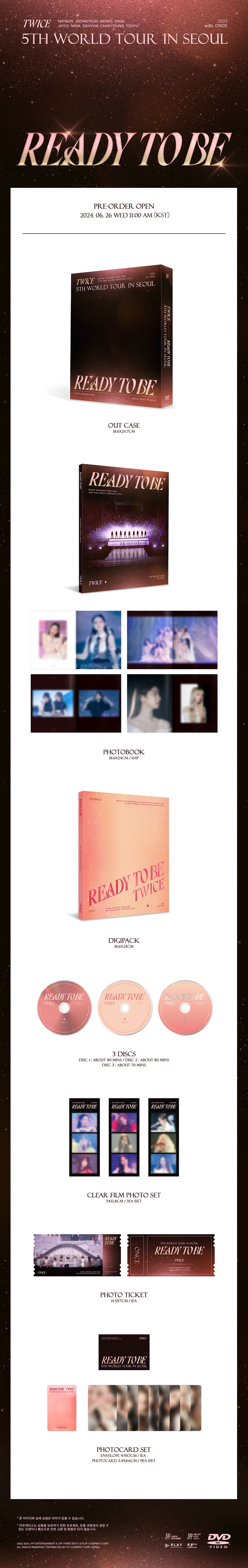 TWICE - READY TO BE [5th World Tour in Seoul - DVD] - K PLACE