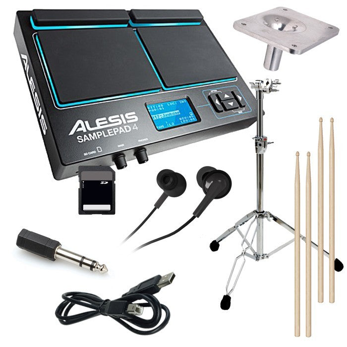 Alesis SamplePad 4 DRUM ESSENTIALS BUNDLE – Kraft Music
