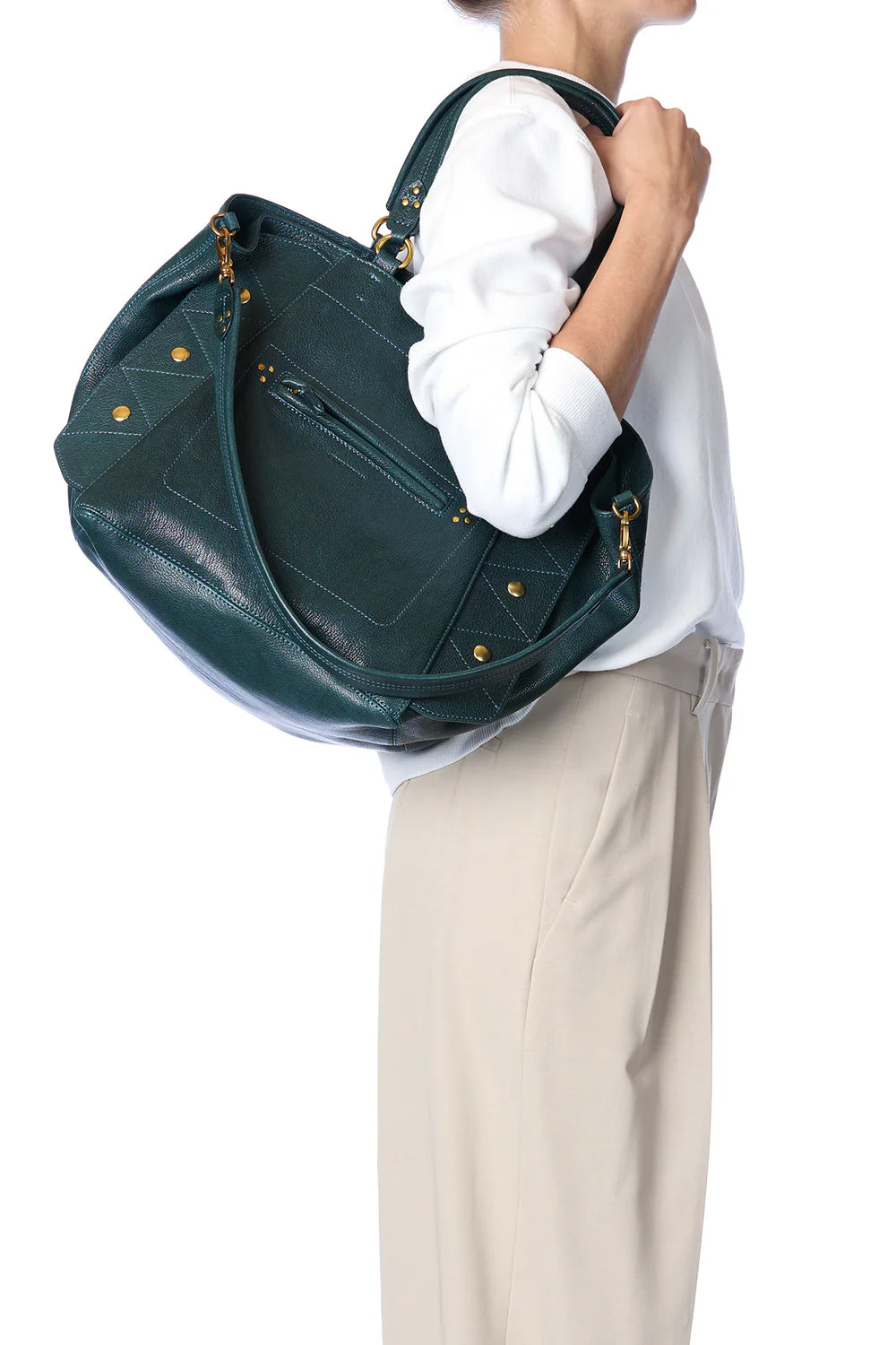 Roger Tote in Petrol – Krista K Boutique