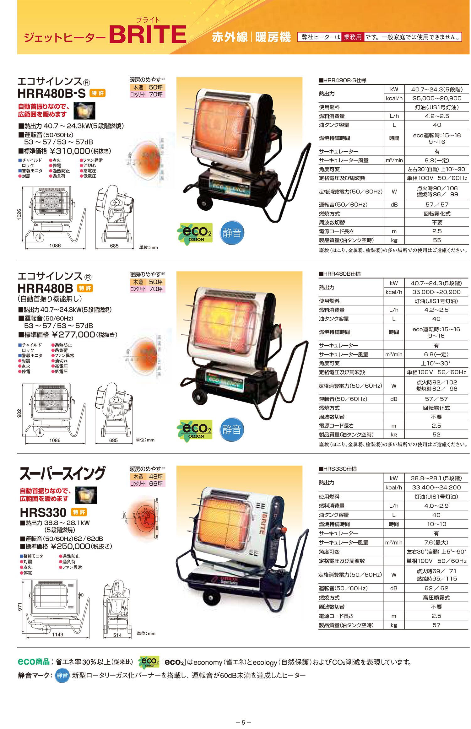 オリオン(ORION) HPS830A ジェットヒーターHP 可搬式温風機 送料無料