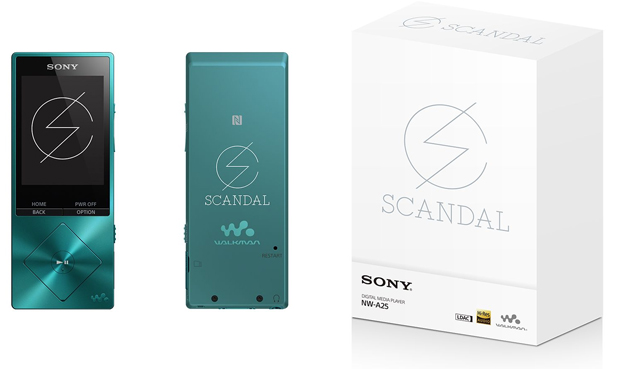h.ear × WALKMAN® SCANDAL コラボモデル」をソニーストアで期間限定