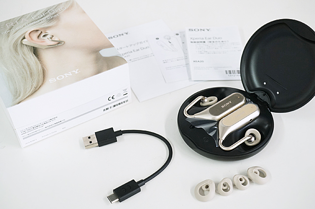 Xperia Ear Duo（XEA20）」の初期セットアップ。長く着けていられる