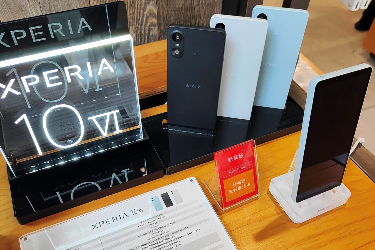ソニーのミッドレンジスマートフォン「Xperia 10 VI」、SIMフリー