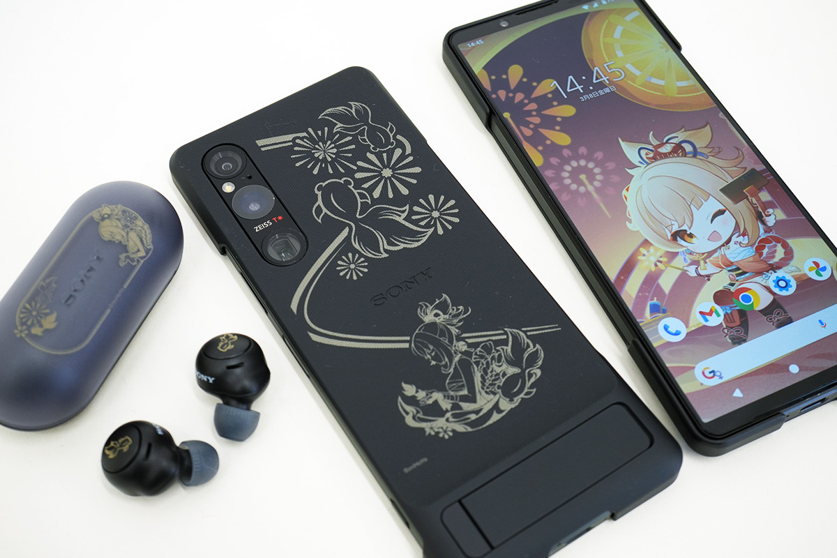 Xperia 1 Ⅴ 原神コラボ＋Xperia 1Ⅴ専用スマホケース 原神」コラボの