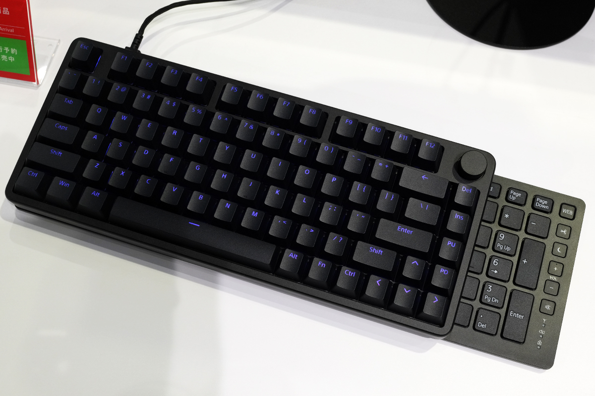 ソニー初のゲーミングキーボード「INZONE KBD-H75」(KBD-G900)ソニー