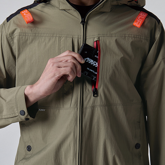 バートルエアークラフト半袖AC2086ファンバッテリーセット