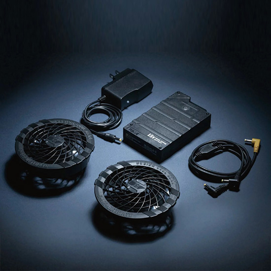 シンメンエスエアーSA-1ファンバッテリーフルセット