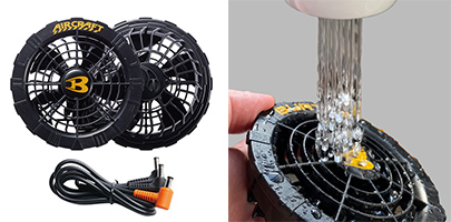 バートルエアークラフトAC08バッテリーAC08-1ファンセット