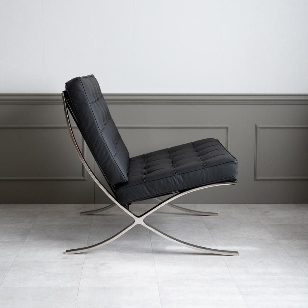 Barcelona Chair 1Seat Black / バルセロナチェア シングルソファ