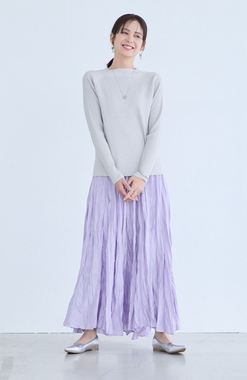 エステルクリンクルスカート｜FURRY、REYELL公式通販サイト kuih（クイ）