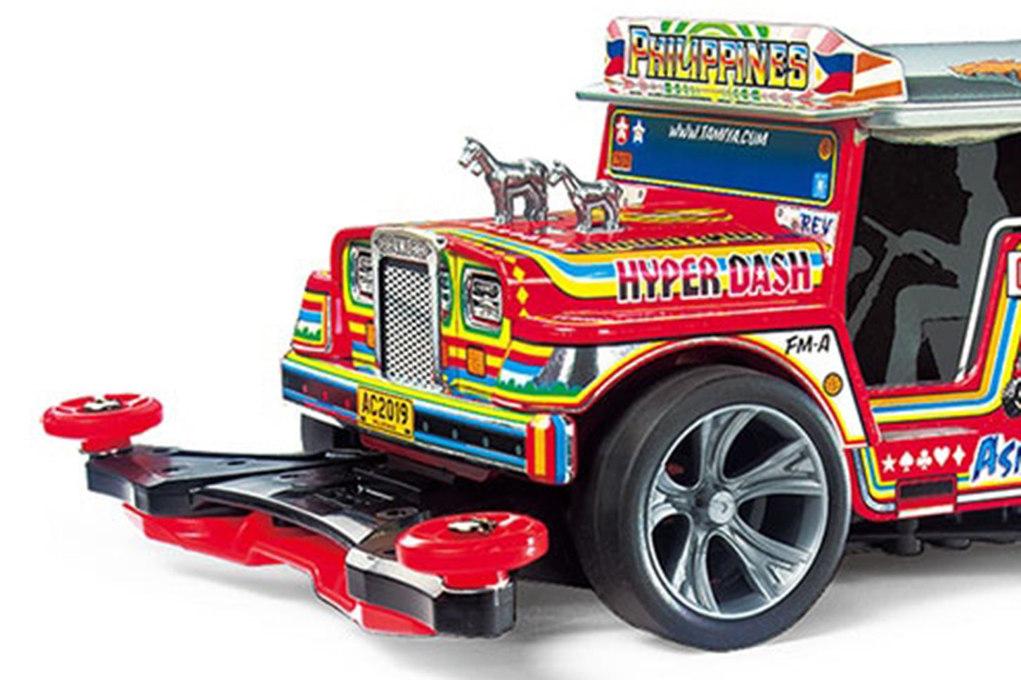 ド派手なミニ四駆「ジプニー」がタミヤから復刻！ ポップでゴージャス