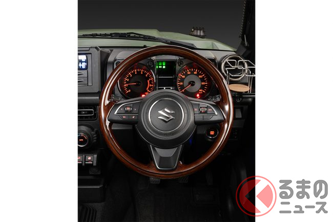 DAMDが純正のエアバッグ／スイッチ類がそのまま使えるジムニー