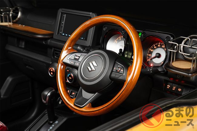 DAMDが純正のエアバッグ／スイッチ類がそのまま使えるジムニー