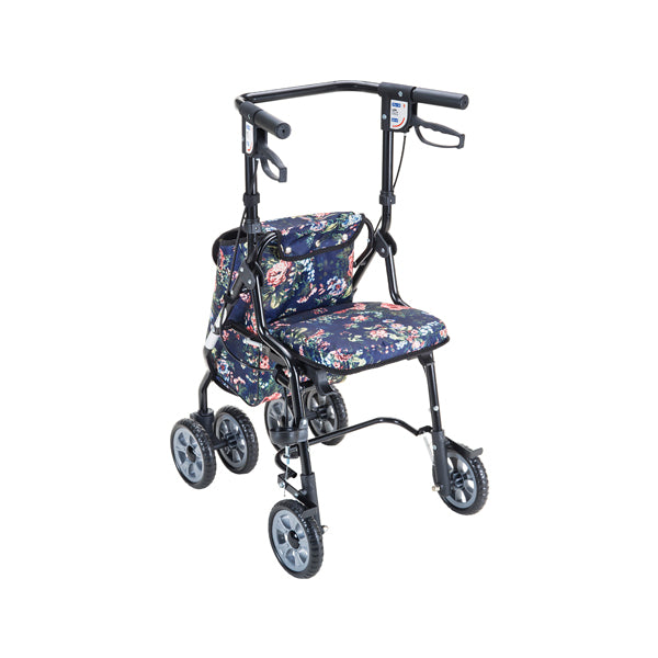 HM-355NF シルバーカー オアシス ローズ 黒チェック マキテック 手押し車