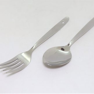 食堂用スプーン フォークセット ステンレス 日本製/Spoon & folk for