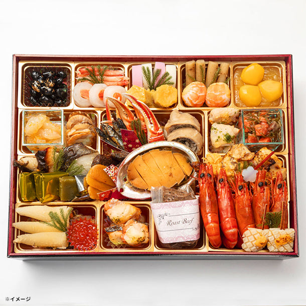 2025おせち「衣寿司とおせち 2段重」3～4人前のお得通販｜Kuradashi