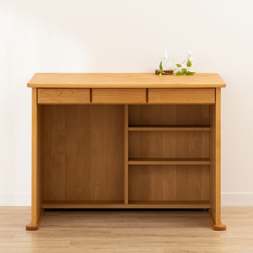 堀田木工所】幅100cm 木製 学習デスク 日本製 ダック 天然木 無垢材